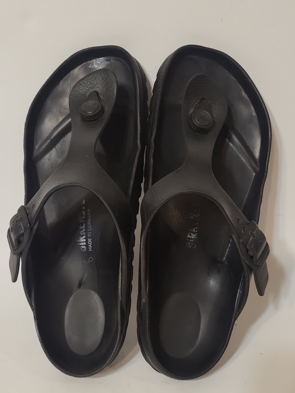 Birkenstock Gizeh EVA Black Waterproof Thong Sandals